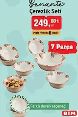 BENANTE ÇEREZLİK SETİ 7 PARÇA BENANTE ÇEREZLİK SETİ 7 PARÇA